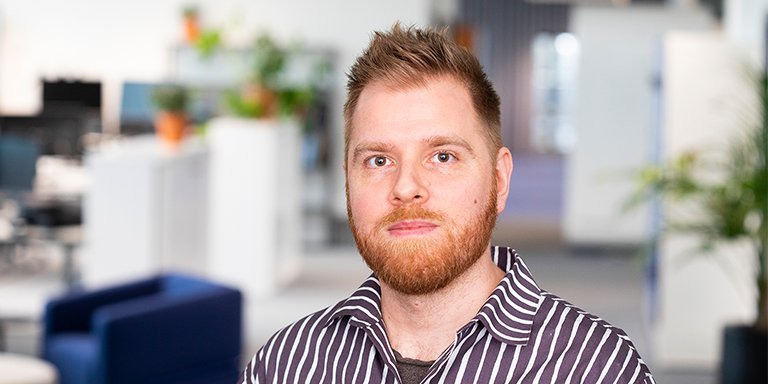 Kuva analyytikko Mikko Hagmanista